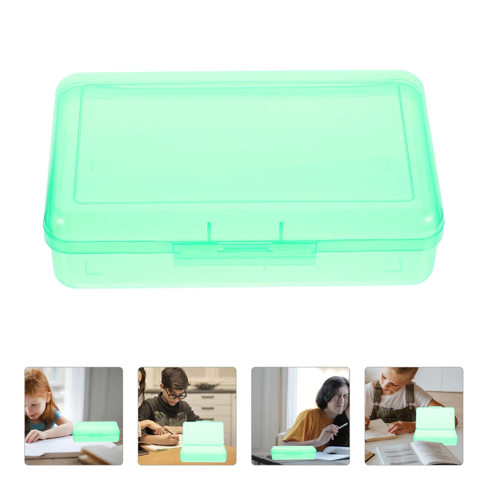 مقلمة بتصميم حديث، صندوق أدوات مكتبية بلاستيكي متين، سحاب ناعم للإغلاق يحمل أقلام الرصاص ومفاتيح مستحضرات التجميل