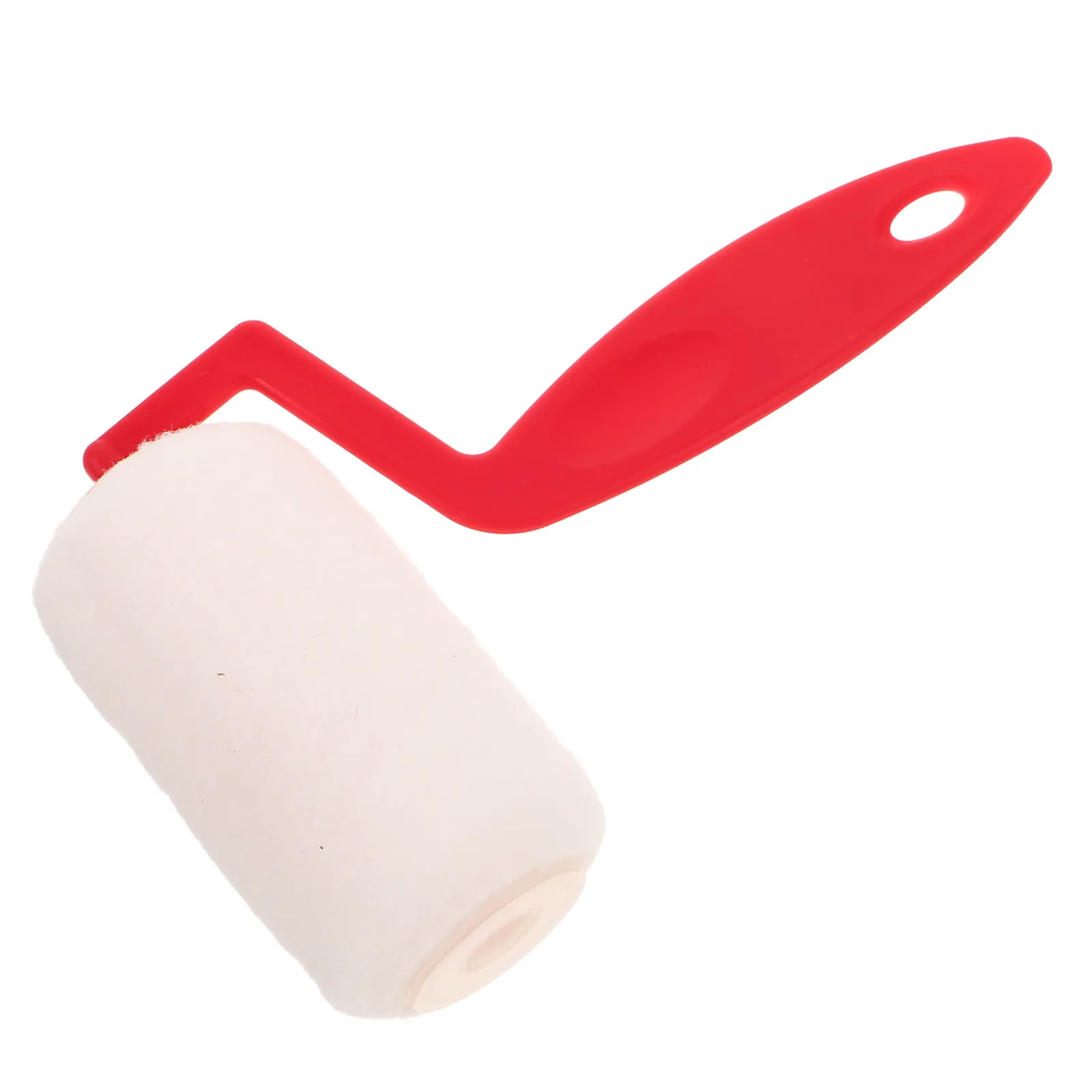Mini Paint Roller Small Paint Roller 6 Inch Wall Painting Tools Cotton Brush Head Easy Grip for Wall Repair and Artistic