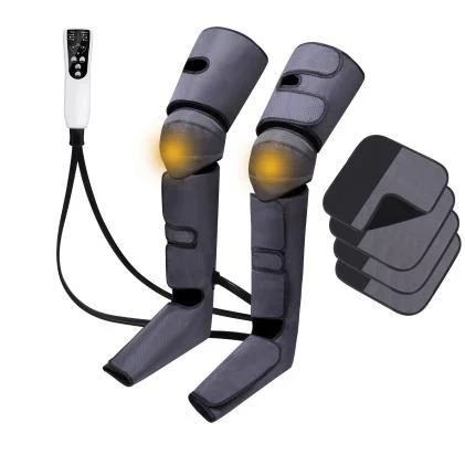 LUYAO Health Care Shiatsu Kneading Air Pressure Leg Massager Machine Remote Control and Heat Features