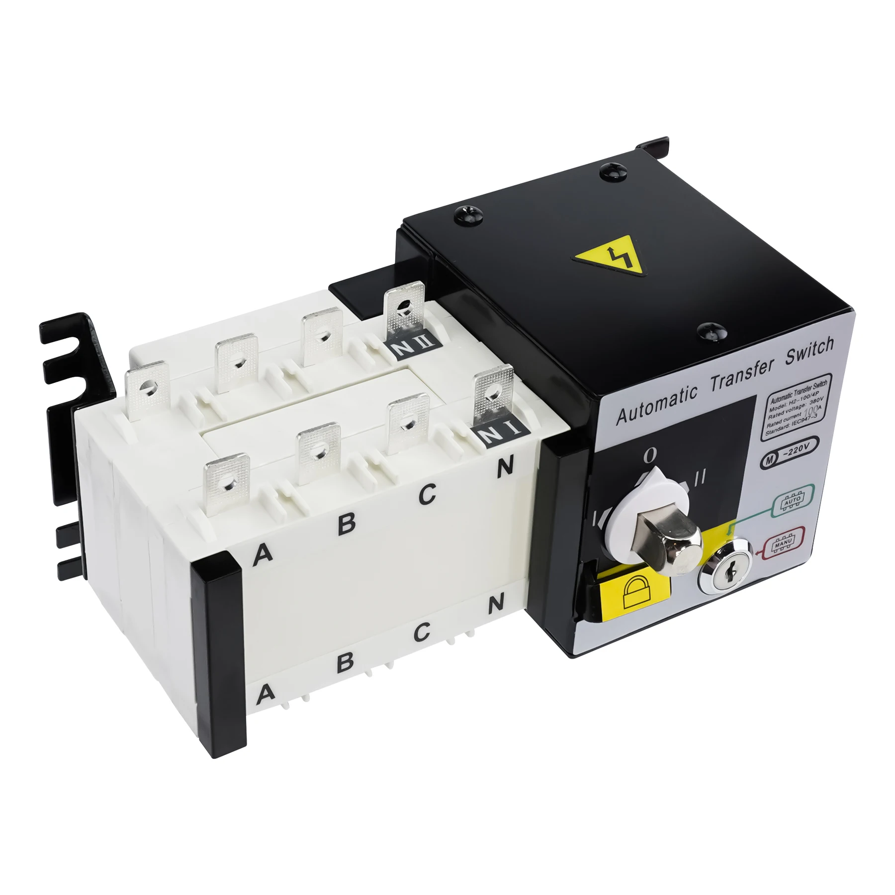 Imagem -05 - Interruptor de Transferência Automática Jotta Ats 100a 220v 230v 380v 440v Pólo Fase