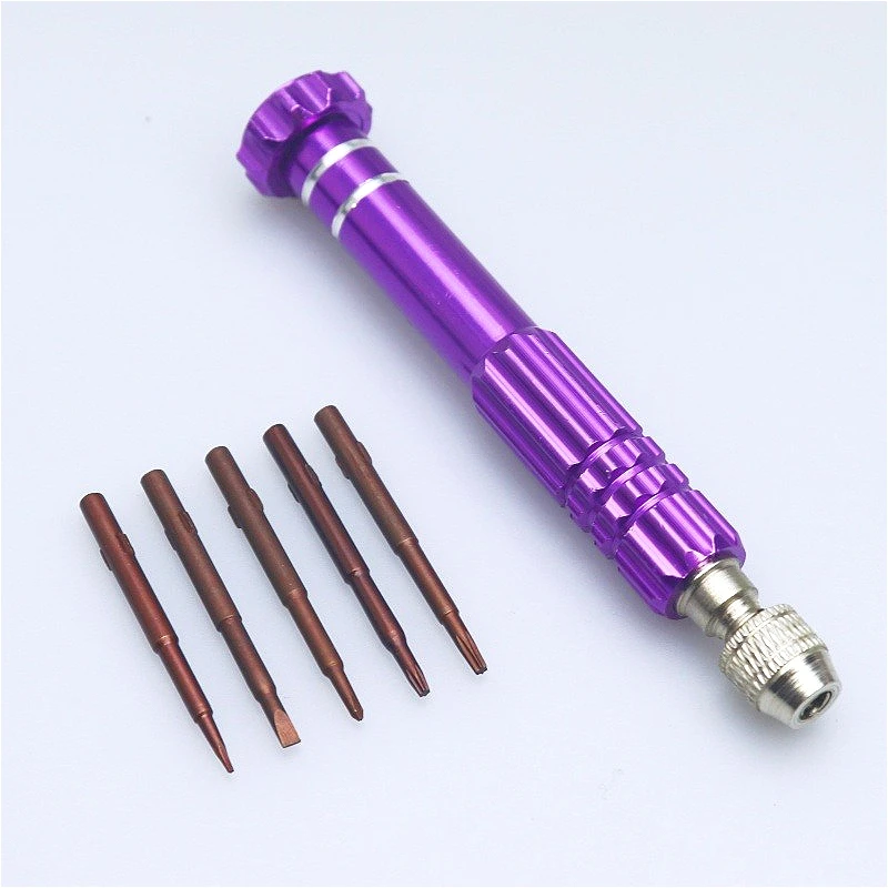 Torx T5 T6/필립스/플랫헤드/0.8mm 오각형/육각형 비트 분해 및 수리 도구가 포함된 올인원 드라이버 키트