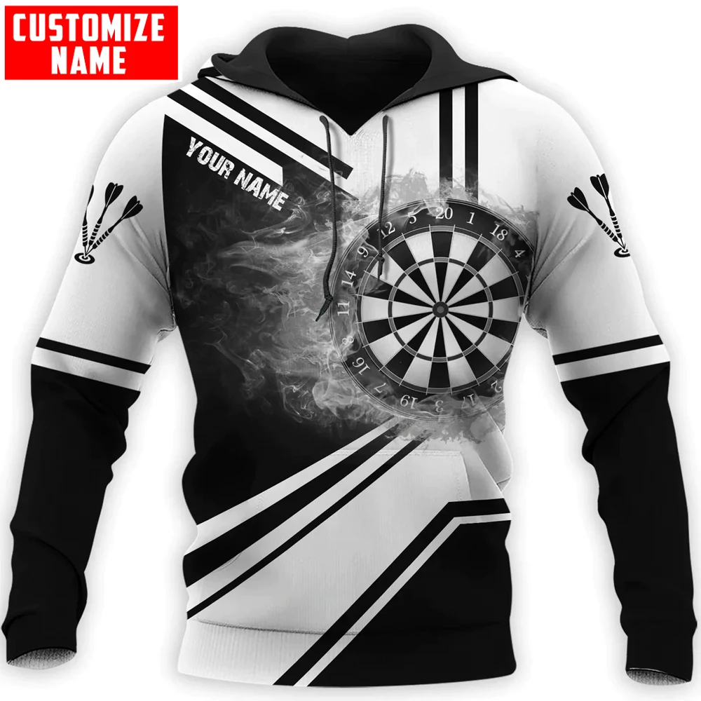 

PLstar Cosmos Personalized Name Darts 3D Printed Men's Hoodie & Sweatshirt Autumn Unisex Zip Hoodies Gift For Dart Player HW04