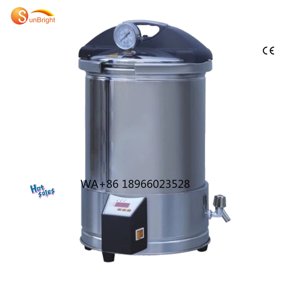 

Digital medical sterilization equipment for laboratory instruments Vertical steam autoclave