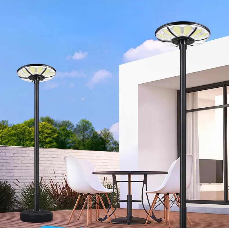 

Modern UFO Shape LED Solar Disc Garden IP65 Waterproof Warm White Path Human Sensor Aluminum DC Power Certified ROHS for