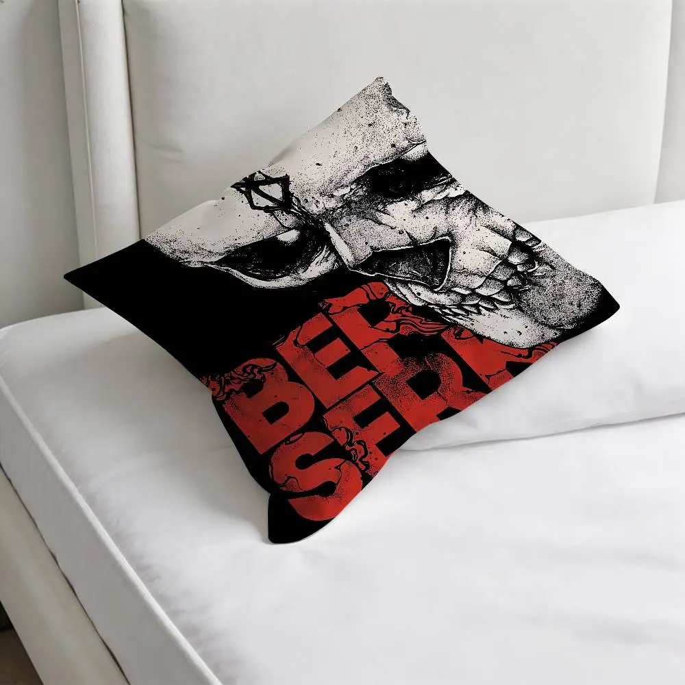 Cool B-Berserk Guts Decorative Square Pillow Cover Modern Cushion Case for Living Room Bedroom