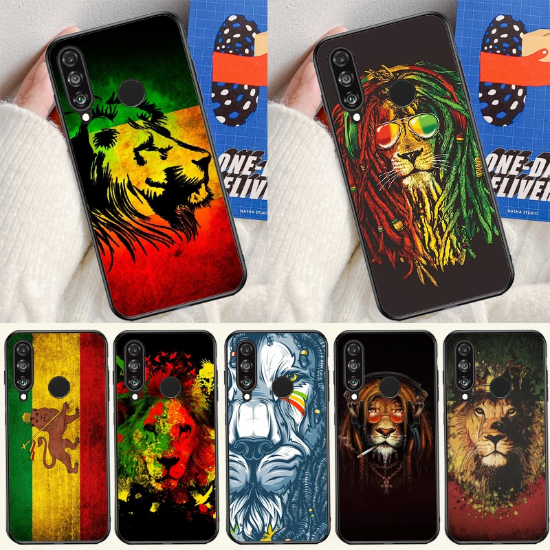 Rasta Lion Reggae Bob Marleys For Huawei Nova 9 10 SE 12i 12s 11i 5T Y91 Y90 Y60 Y70 Y72 Y61 P60 Pro P20 P30 P40 Lite Case