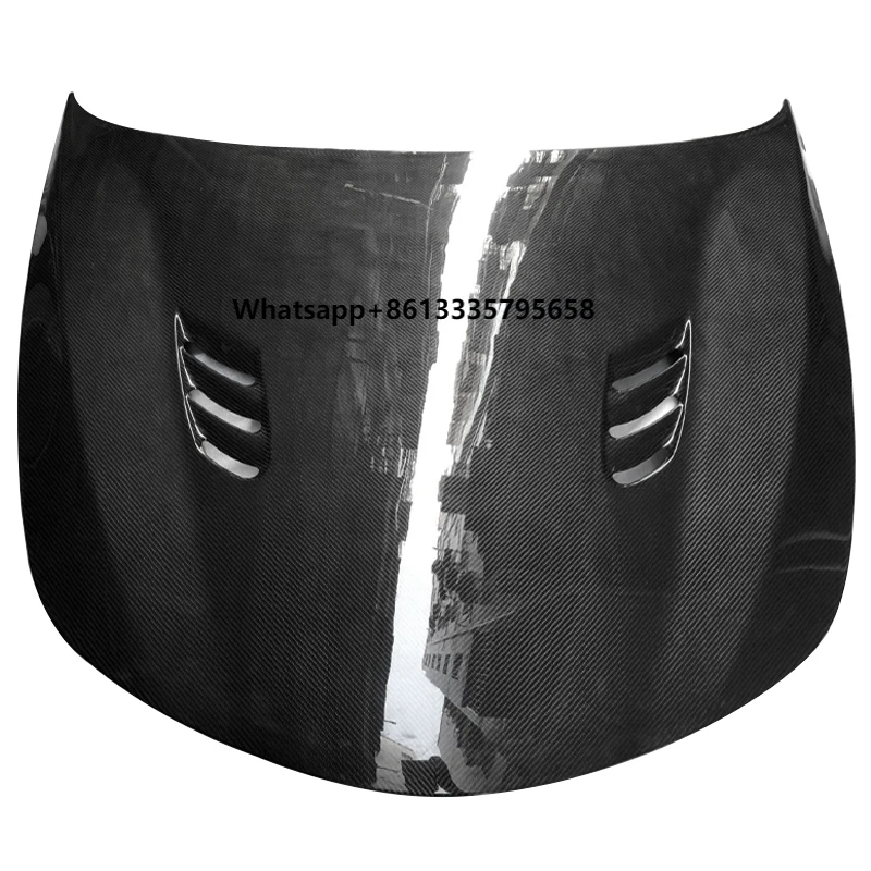 

New Carbon Fiber Engine Cover for Alfa Romeo High-Performance Engine Hood