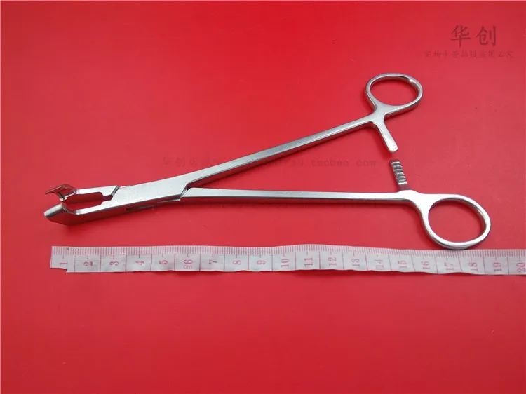 Medical orthopedics instrument stainless steel screw holding forceps spinal rod holding pliers