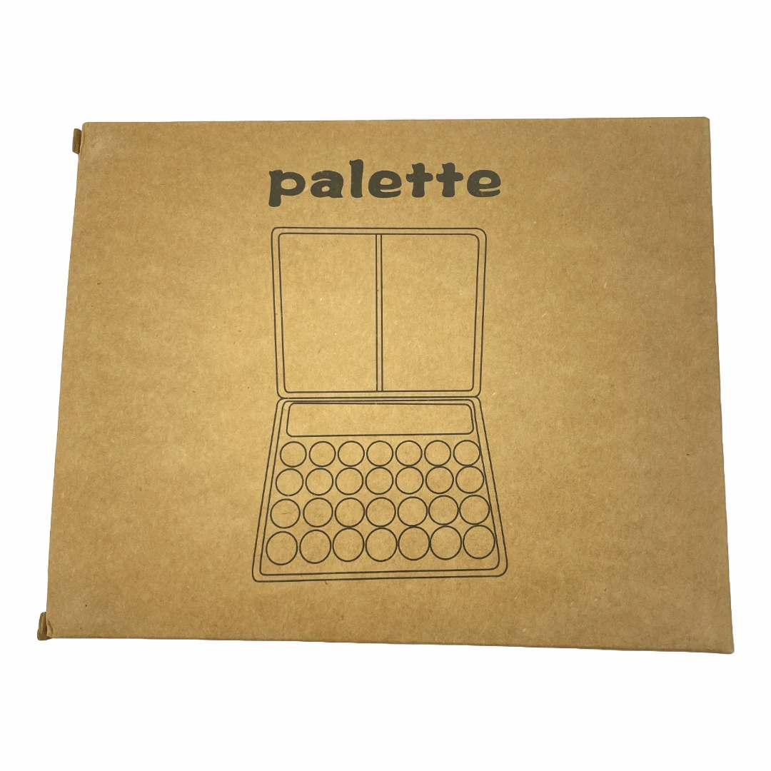 28 Well Lab Material Mixing Palette with Detachable Lid for Laboratory Use Ceramic Like Composite Mixing Tray Tool s