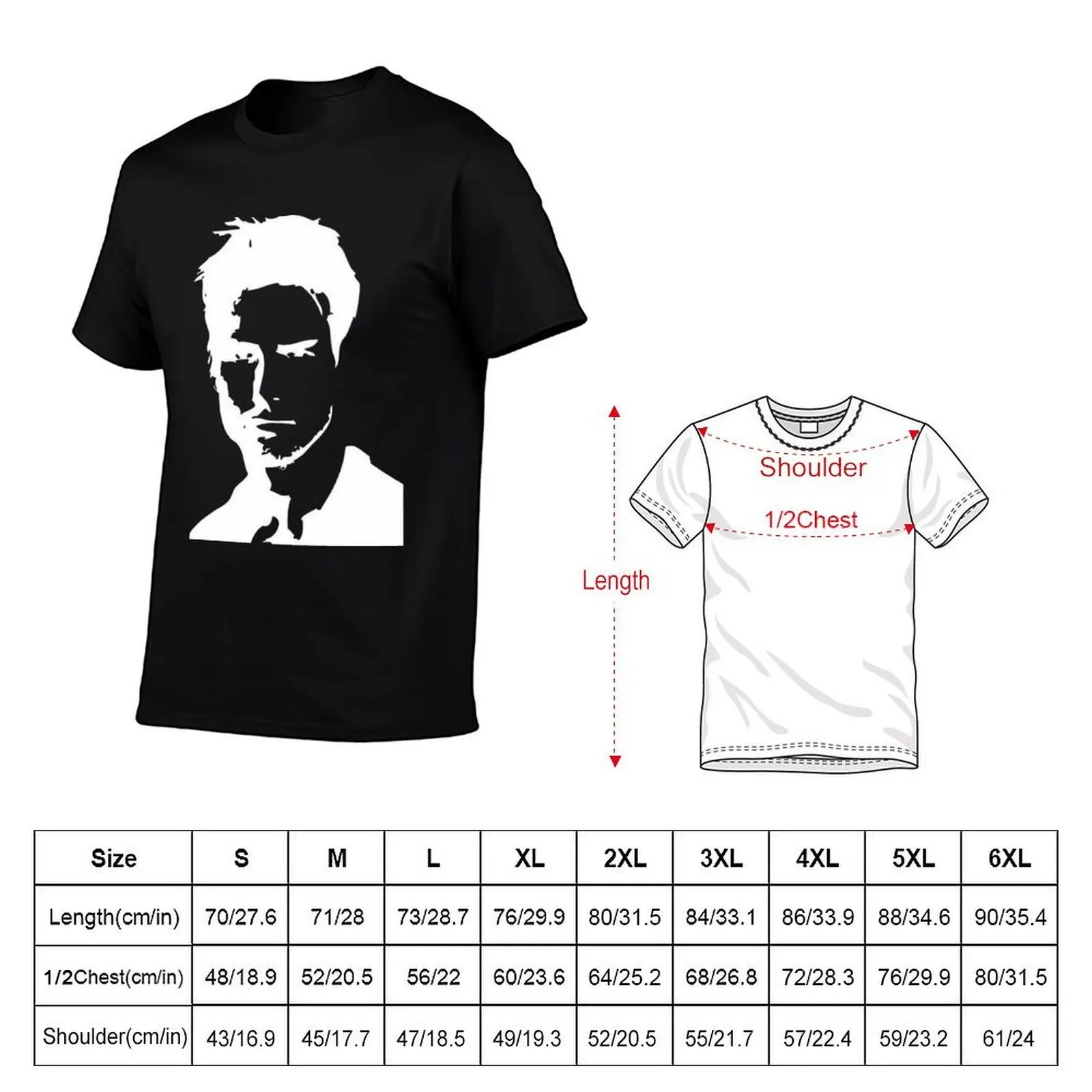 Tom Cruise (White) T-Shirt man t shirts cotton man t shirt cotton high quality T-Shirt