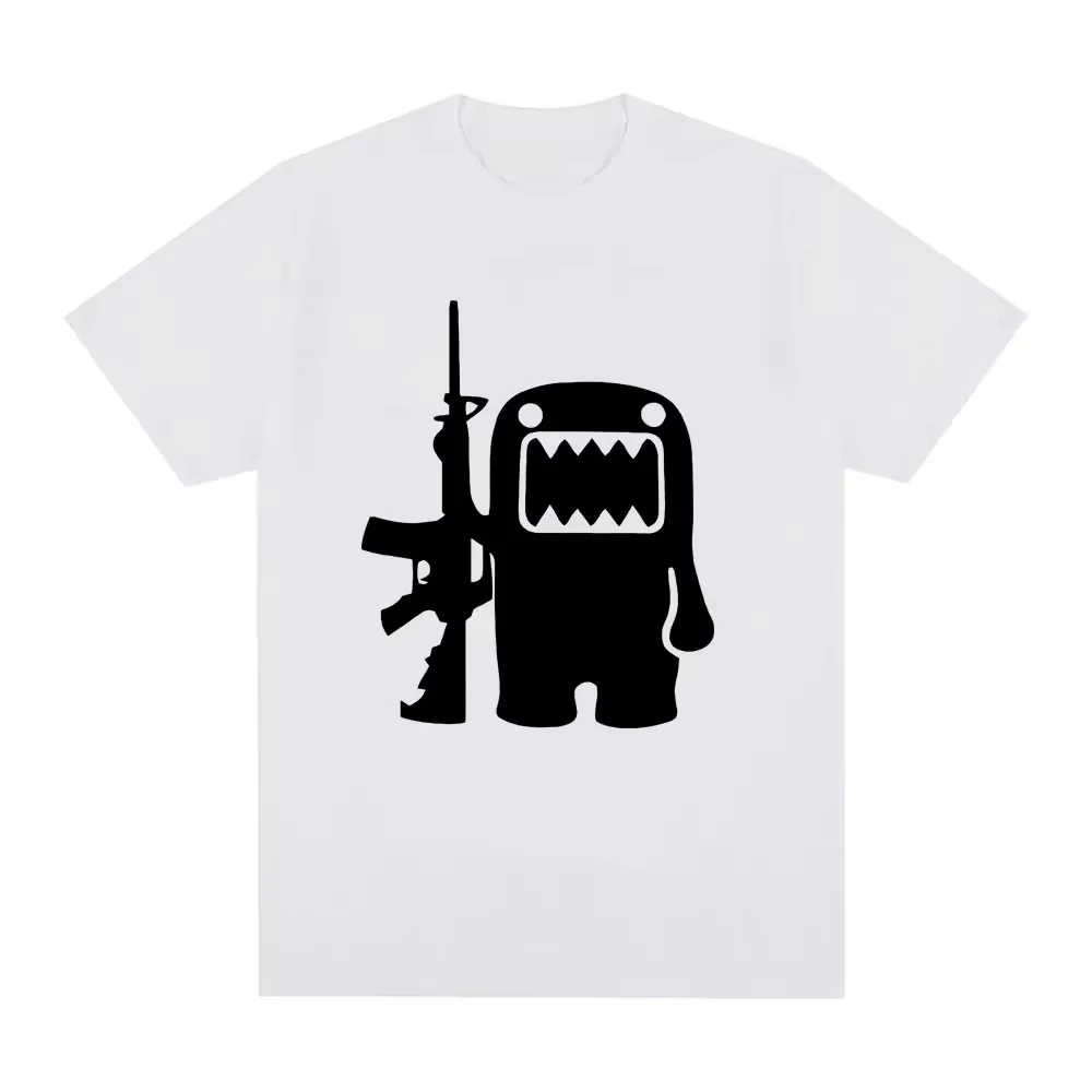 

Retro Domo Kun AK47 Fun Tshirt Women Casual Breathable Soft Oversized Long Sleeve Streetwear Top
