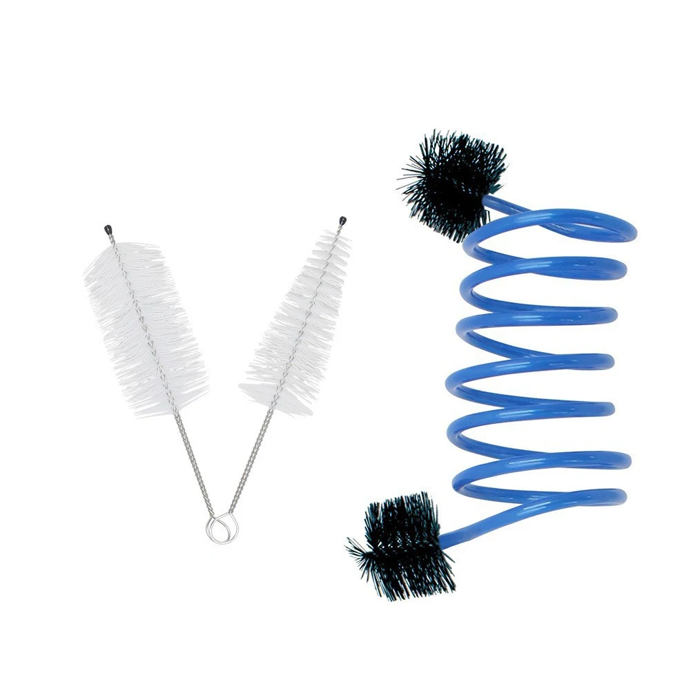 3 Pieces Trumpet Cleaning Kit Mouthpiece Brush Valve Brush Flexible Snake Brush Trumpet Maintenance Care Kit Cornet Cleaning Kit