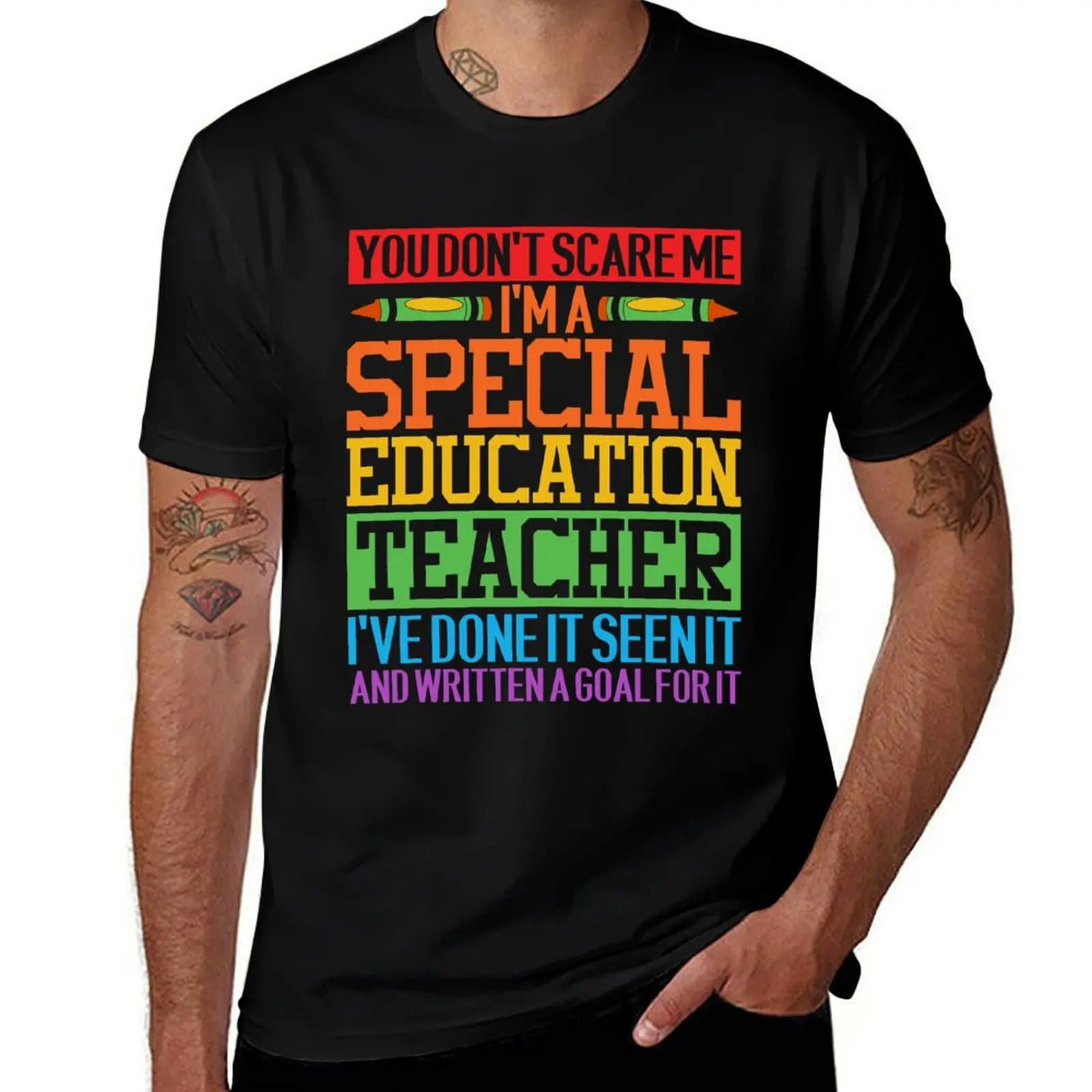 Special Education Teacher, SPED T-Shirt shirts graphic tees cotton graphic tees plain Funny t-shirt luxury clothes men