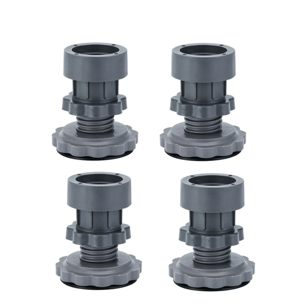 

4Pcs Washing Machine Foot Pads Adjustable Height Anti Vibration Feet Pad Furniture Refrigerator Base Fixed Non-Slip Pad Support