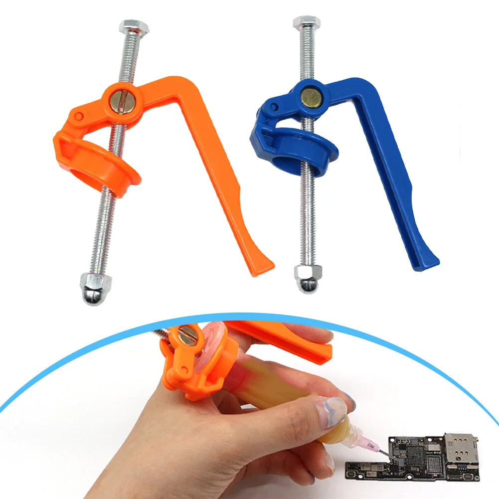 1pc Solder Paste Extruder Flux Paste Solder Oil Booster Precision Dispensing Tool For PCB Repairing Soldering Accessorie 81x48mm