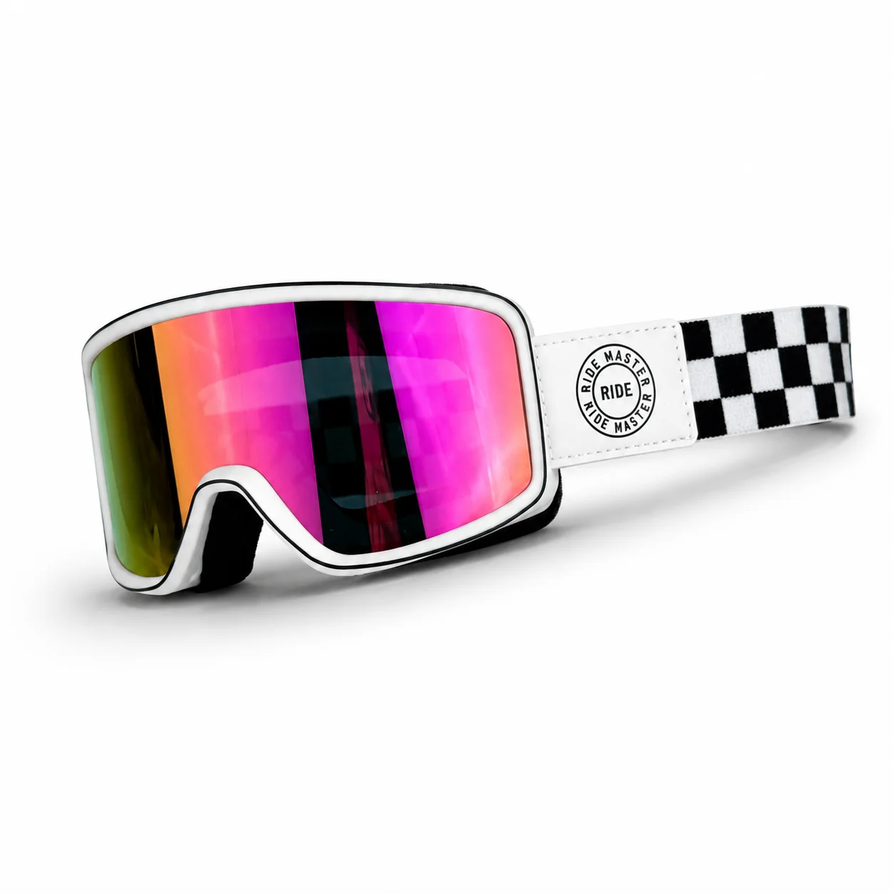 Vintage Premium Off-Road Motorcycle UV400 Goggles, Wind Sand Splash Proof, Fits ATV Helmets for Mountain Off-Road Riding