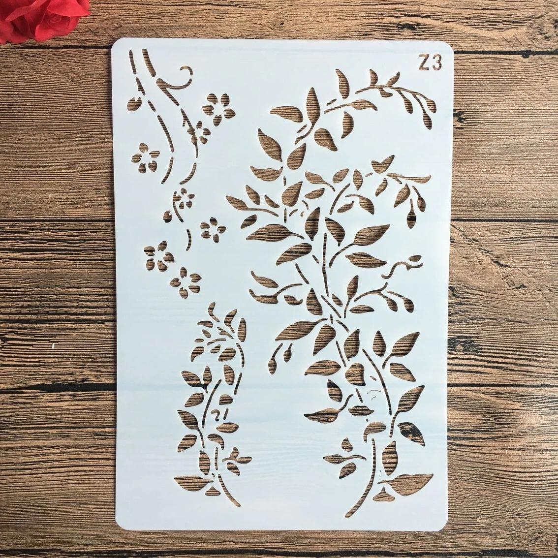 26*18cm Leaves Flowers Stencils  DIY Craft Layering Stencils For Walls Painting Scrapbooking Stamping Stamp Album Decorative