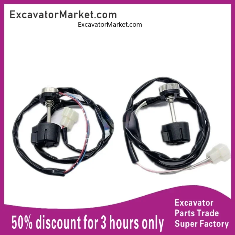 Excavator Spare For Case Sumitomo 60 70 75 120 210 240 300 360a1a2a3 Fuel Controller Throttle Rotation Knob Switch