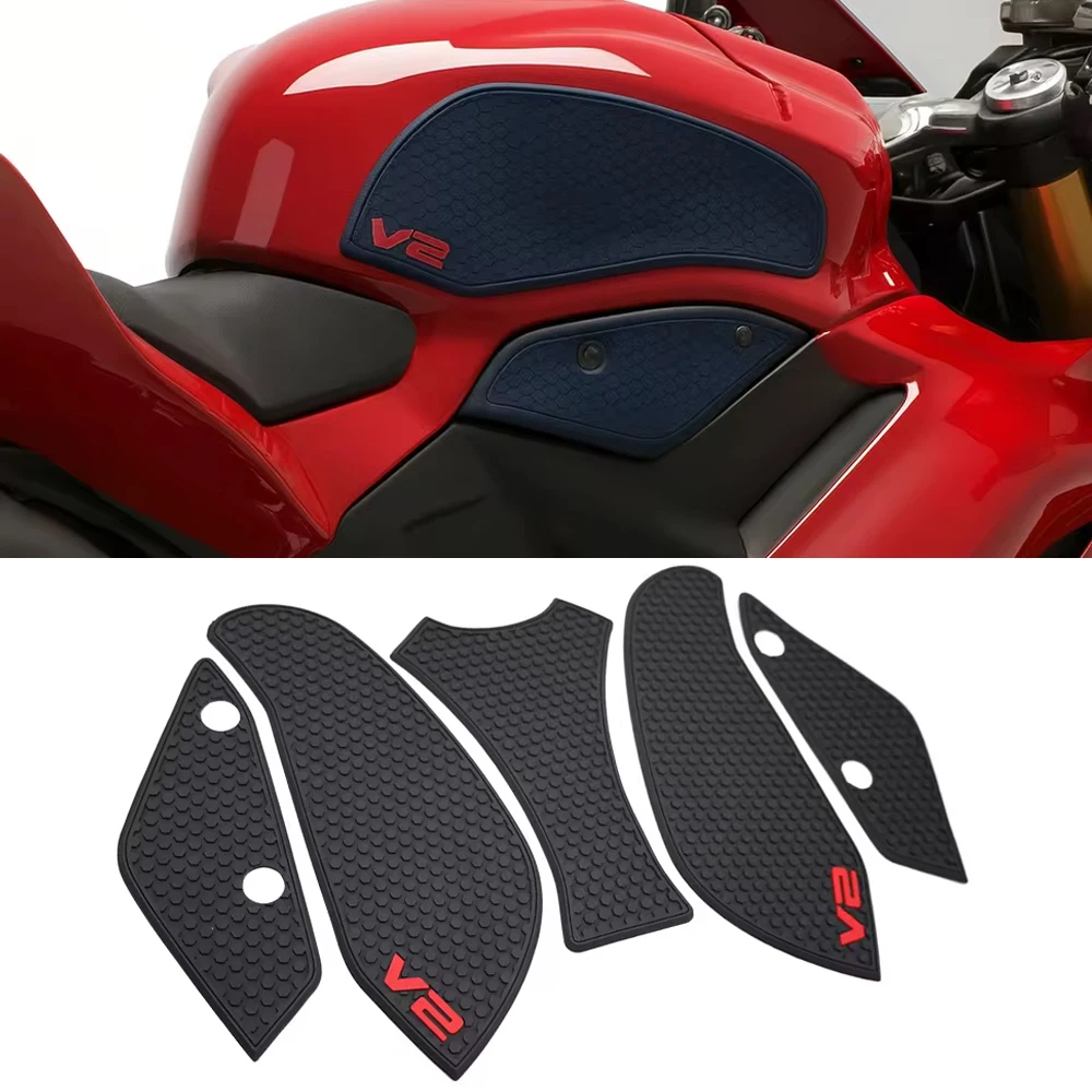 

Аксессуар для топливного бака мотоцикла, водонепроницаемый боковой топливный бак для Panigale V2/Streetfighter V2 205, нескользящая накладка на бак