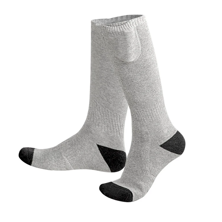 Winter warm sports men and women temperature control rechargeable battery heating socks