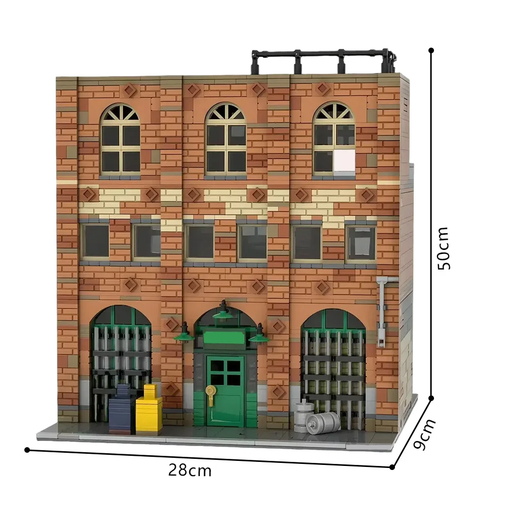 Gobricks MOC Paddy's Pub Building Blocks Model It's Always Sunny in Philadelphia Paddy's Pub Architecture Bricks Toys Kids Gifts
