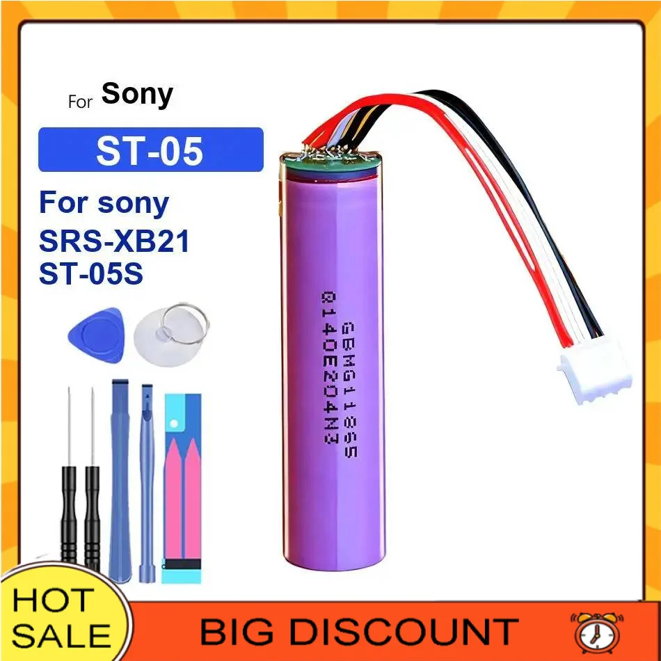 Para bateria estéreo Sony SRS-X1, 1350mAh, alta performância