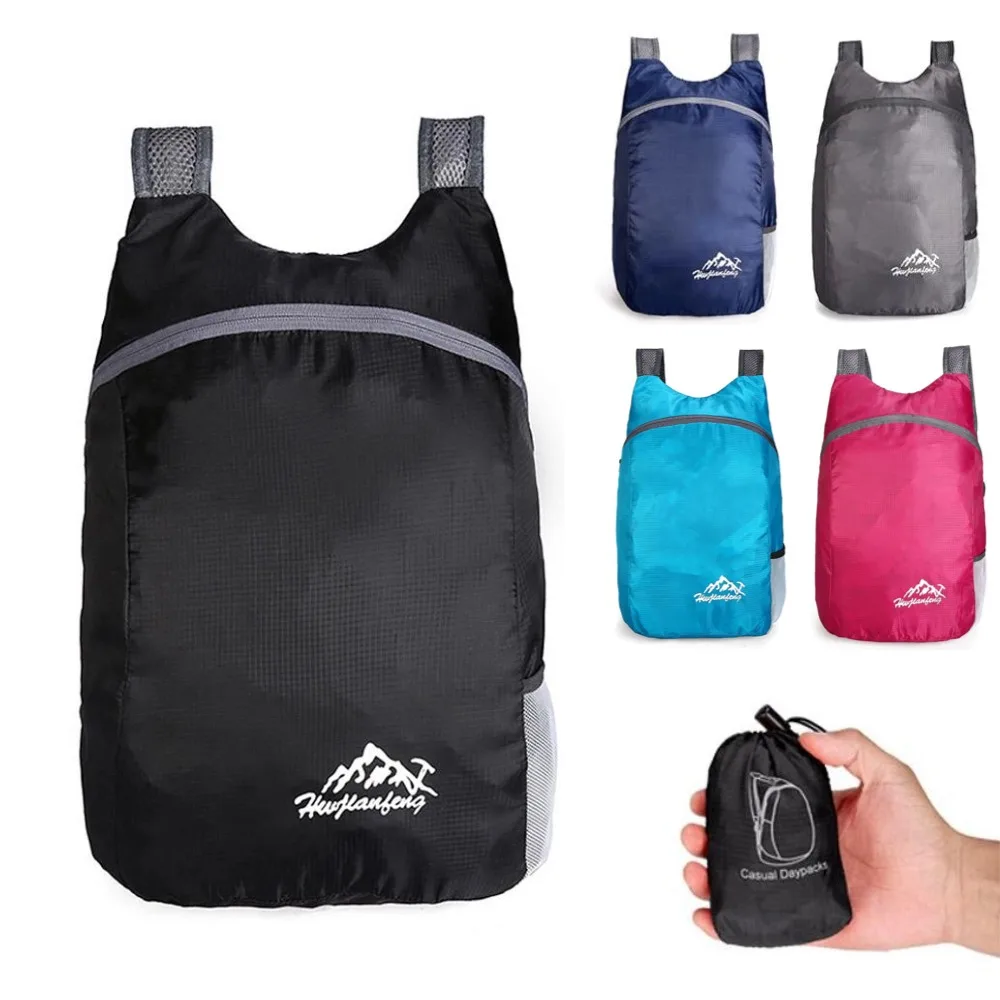 

Lightweight Foldable Backpack Ultralight Outdoor Hiking Bag Portable Waterproof Sports Daypack Multi-color Travel Bag Unisex
