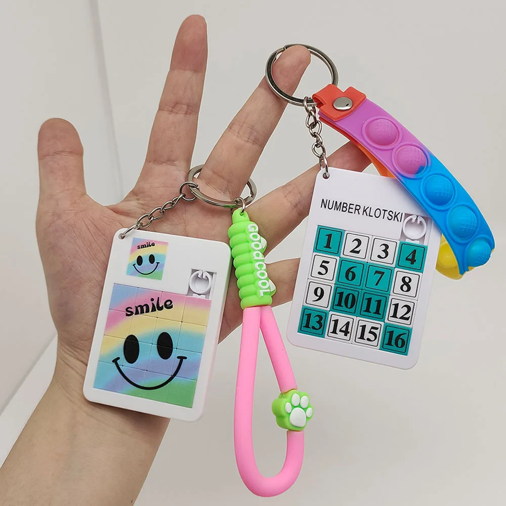 

Брелок с цифрами Klotski Pop фиджет Спиннер Головоломка: игрушка для снятия стресса для подростков и взрослых