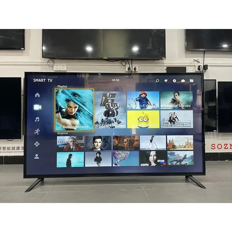New 65"/80" 4K Smart Android TVVoice Control Wholesale Price HDR10  WiFi Google Certified