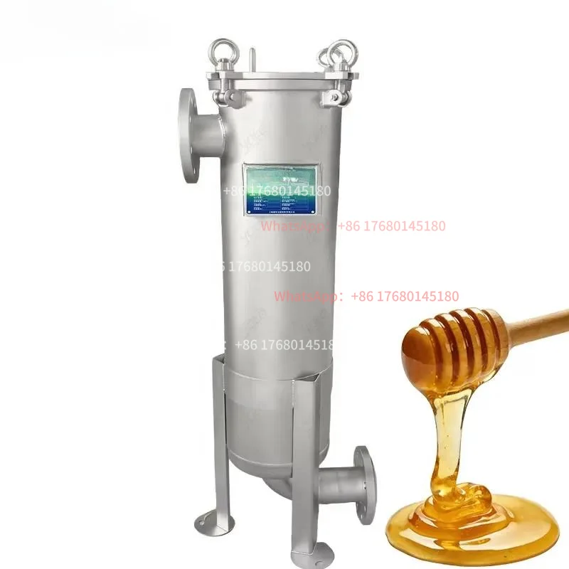 New CE certified 304 316 stainless steel single bag filter housing, beverage and food grade, suitable for sanitary honey
