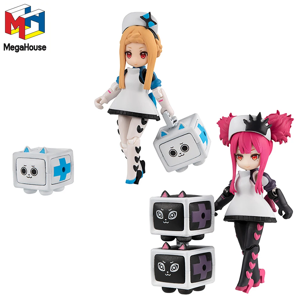 

[In-Stock] MegaHouse Desktop Army K-303s Arisa Duo & K-303d Merisa Queen (Medic) 80mm Anime Figure Model Ornament Toy Gifts