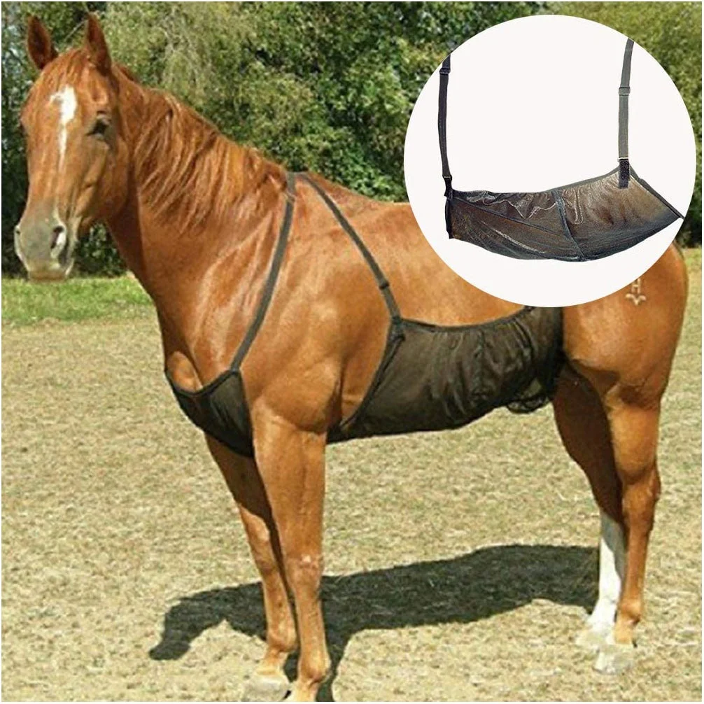 Equestrian equipment, horse abdominal protective cover, comfortable and breathable scratch resistant protective net