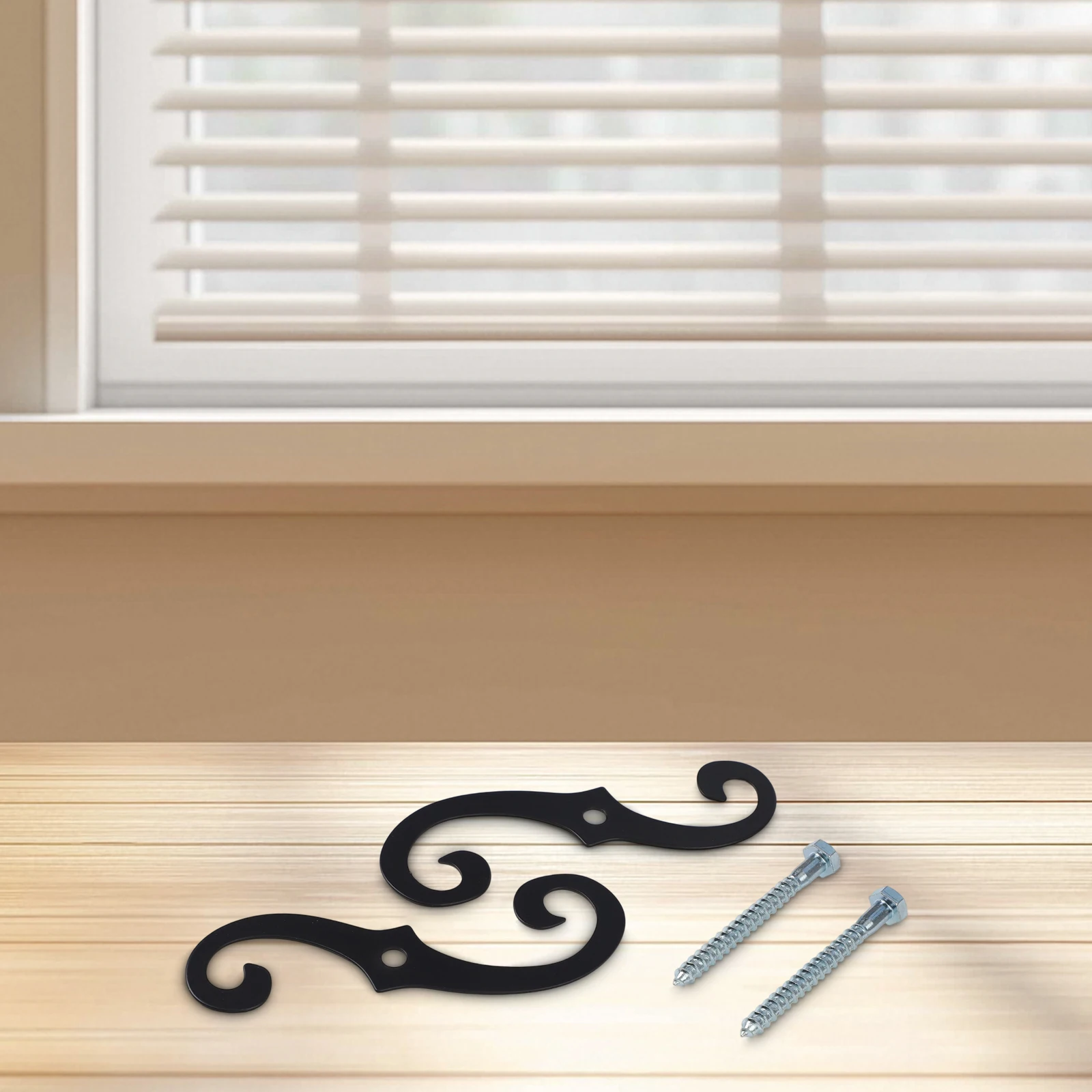 Weatherproof Metal Window Fastener with Set Screws Offering Secure Attachment and Modern Design for Home or Commercial Use