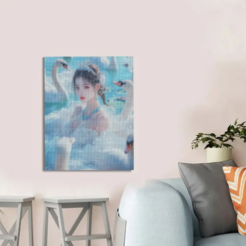 PhotoCustom 5d Diy الماس اللوحة سوانفليت الحيوان كامل جولة الماس التطريز عبر الابره عدة حجر الراين البطانة ديكور المنزل