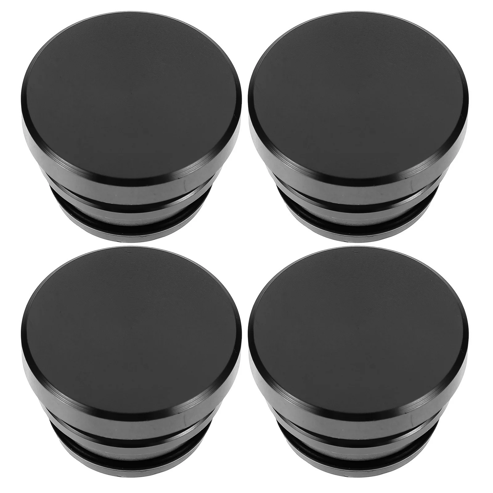 

4 Pcs Plug Car Cigarette Lighter Dust Cap Cover for Accessories Replacement Black Socket