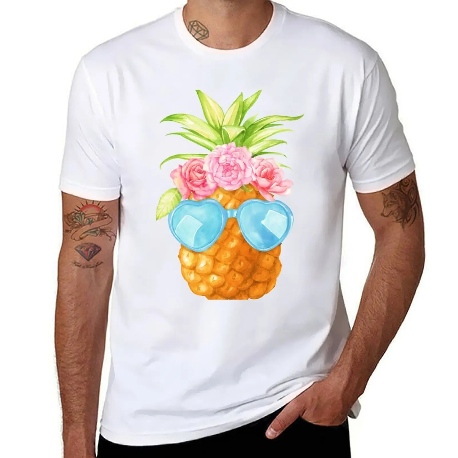 

Pineapple T-Shirt man t shirt cotton t shirts for man cotton T-Shirt