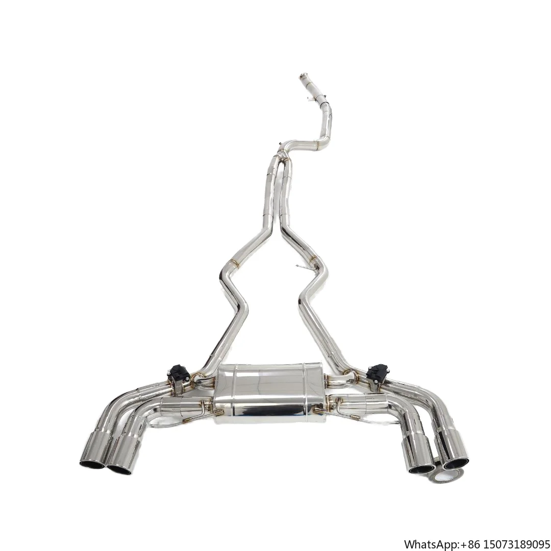 

Выхлопная система Catback из нержавеющей стали с клапаном для BMW G20 M340i/G22 M440i B58 3.0T, модели 2019-2024 годов