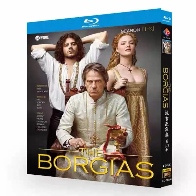 

The Borgias Seasons 1–3 Complete Collection Blu-ray High Definition American TV Series BD Discs Box Set