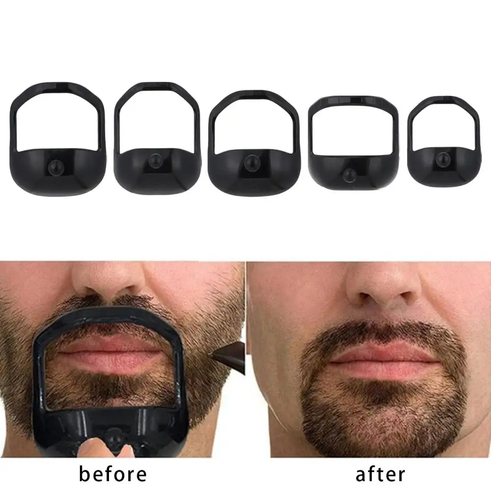 5 Sizes Styling French Beard Template Shaving Goatee Beard Shaping Tool