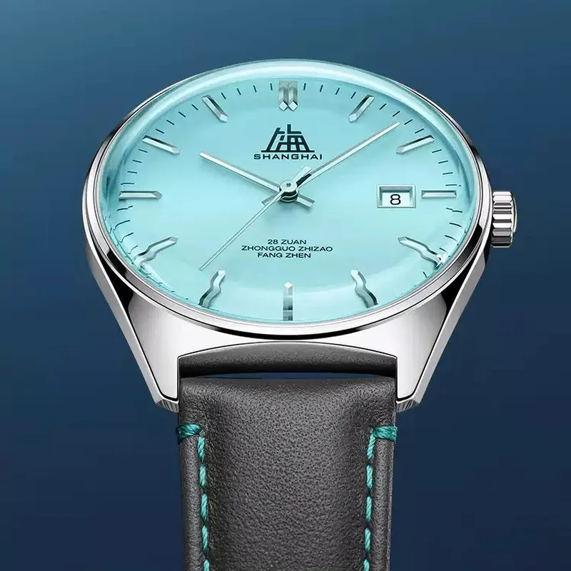 Shanghai 70th Anniversary Limited Edition Men Automatic Mechanical Watch Original 39mm Replica Shanghai 7120 Brand New Watch