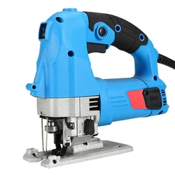 220V Electirc Jig Saw 3000RPM, w/ 10 Blades, 6 Variable Speed, Electric Power Cutter for Wood, Metal and Plastic Cutting