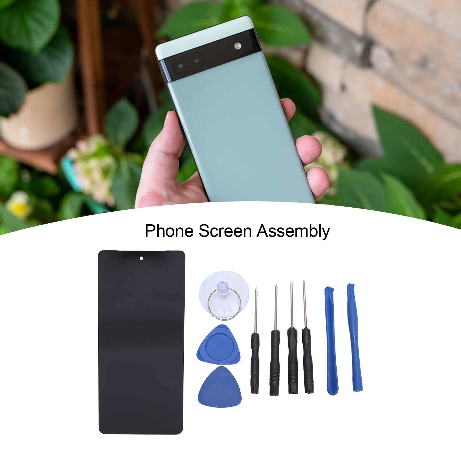 Phone Screen Assembly  Sensitive Touch  Digitizer Assembly Responsive Seamless Fit with Repair Tools for Pixel 7