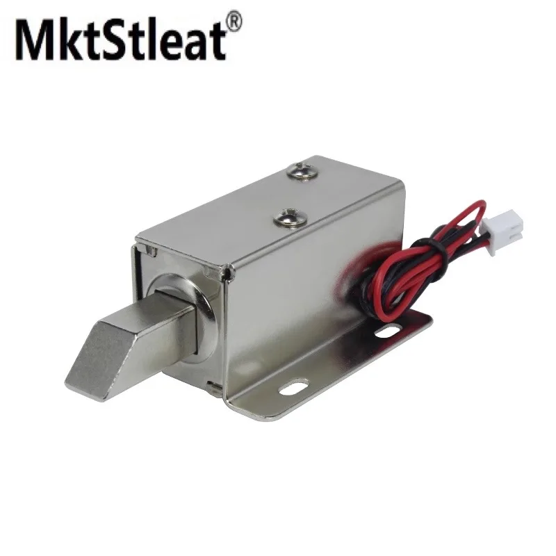 LY03-DC12V/24V Can Be Manually Unlocked Extended Lock Cylinder, Small Latch Type Access Control Electromagnetic Lock