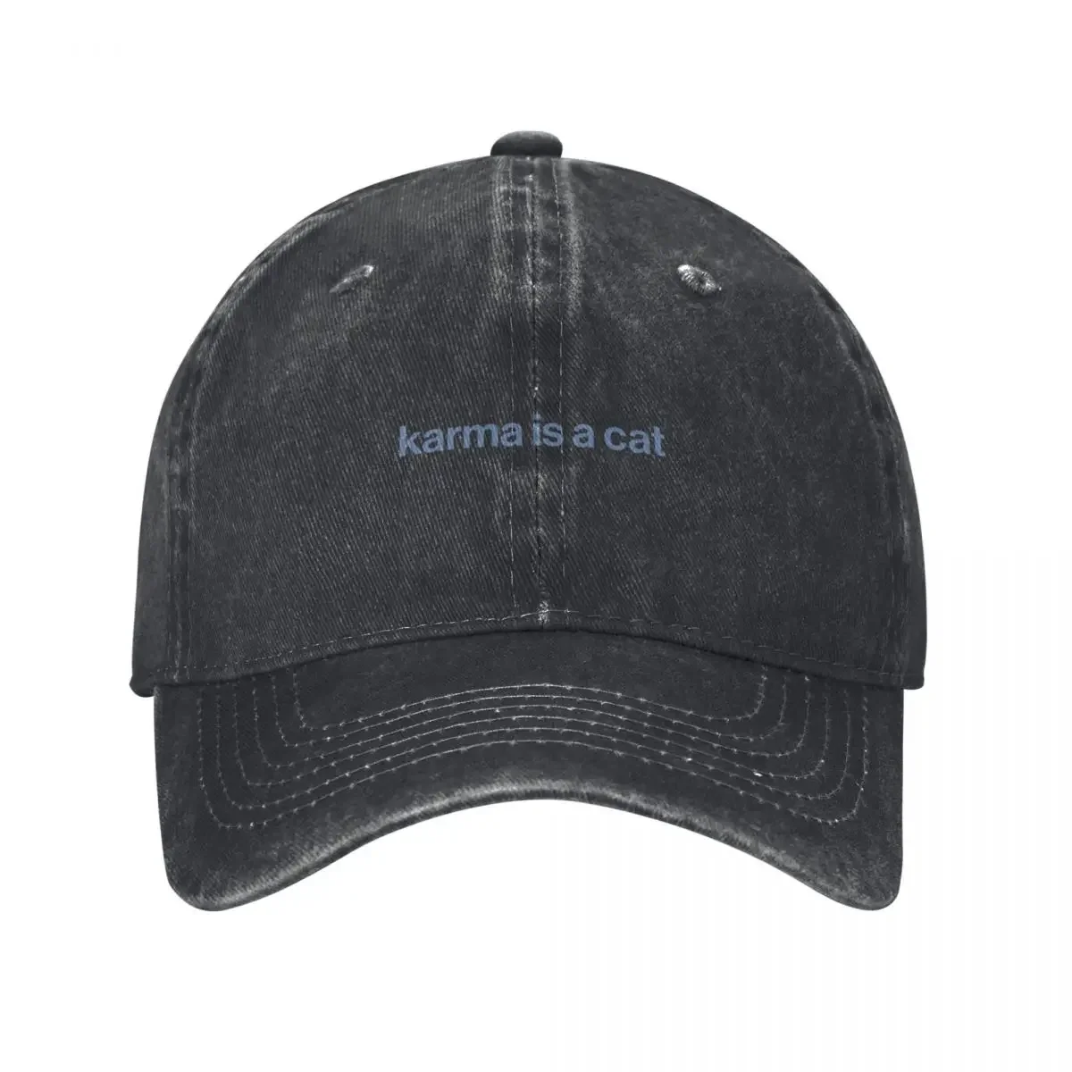 

karma is a cat Baseball Cap Christmas Hat Snap Back Hat Golf Wear Men Women's