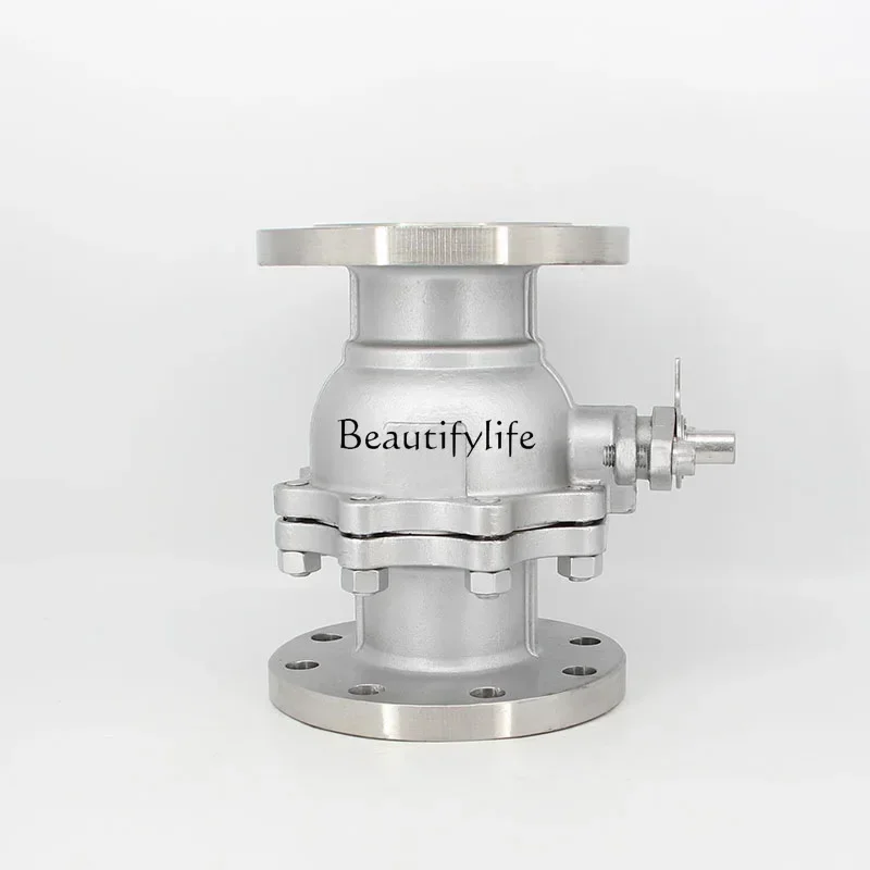 304/316 stainless steel flanged ball valve Q41F-16P high temperature steam chemical natural gas valve