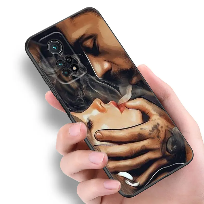 Sexy Hot Girl Black Silicone Phone Case For Xiaomi Mi 9 SE 8 10 10T 11 12 13 Lite 9T 11T 12S 12T 13T 14 Pro 5G NE 11i 12X