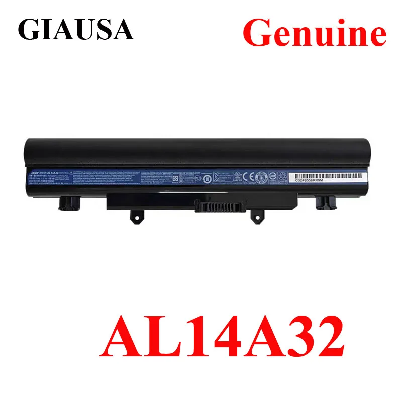 Genuine AL14A32 Laptop Battery For Acer E14 E15 E5-411 E5-421 E5-471 E5-511 E5-551 E5-572 E1-571 E1-571G V3-472 V3-572