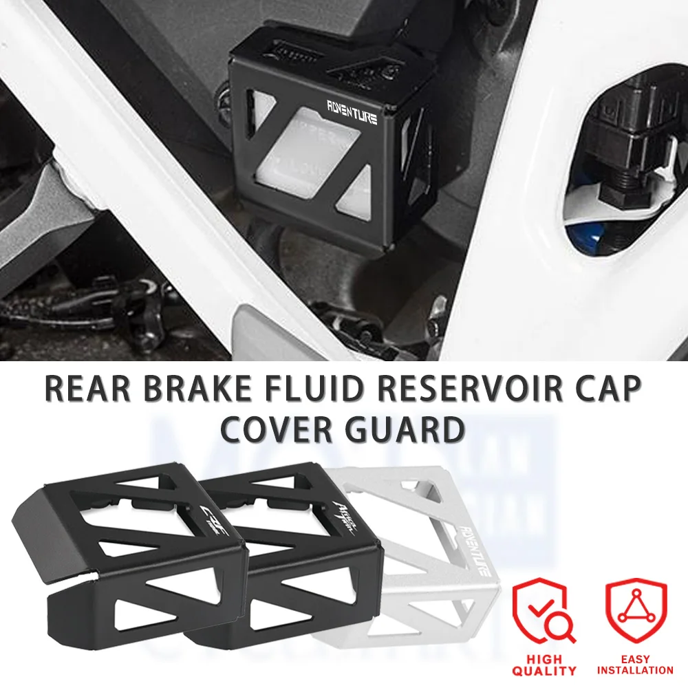 

2025 2024 For Honda NT1100 CRF1100L AFRICA TWIN ADVENTURE CT125 GROM125 Motorcycle Rear Brake Fluid Reservoir Cap Guard Cover