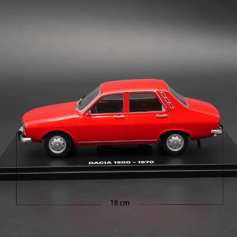 

IXO 1/24 Scale Dacia 1300 1970 Red Simulation Alloy Car Model Collection Display Ornament Toy Gift