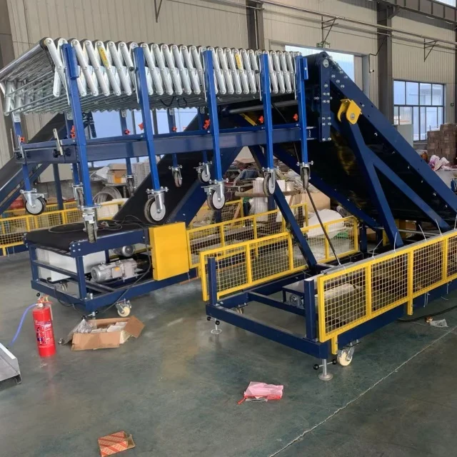 Extendable Flexible Belt Conveyor Loader for Truck Unloading Logistics Production Line for Efficient Material Handling